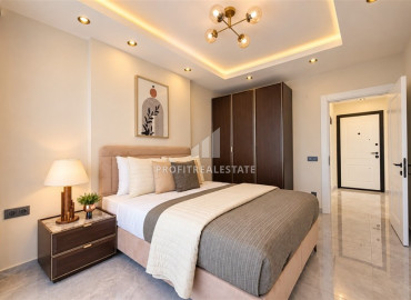 Двухкомнатная квартира, 65м², с дизайнерским интерьером в комплексе премиум класса в Каргыджаке, Алания ID-19622 фото-9