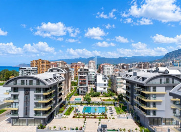 Двухкомнатная квартира, 65м², с дизайнерским интерьером в комплексе премиум класса в Каргыджаке, Алания ID-19622 фото-16