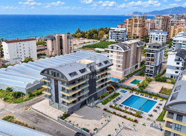 Двухкомнатная квартира, 65м², с дизайнерским интерьером в комплексе премиум класса в Каргыджаке, Алания ID-19622 фото-19