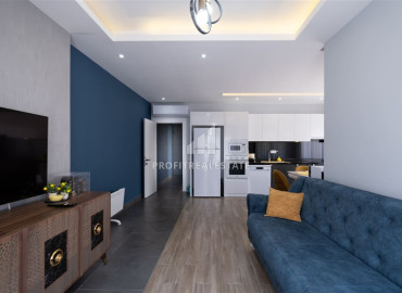 Меблированная квартира с двумя спальнями, 100м², в комплексе с бассейном в Махмутларе, Алания, в 200м от моря ID-19623 фото-2