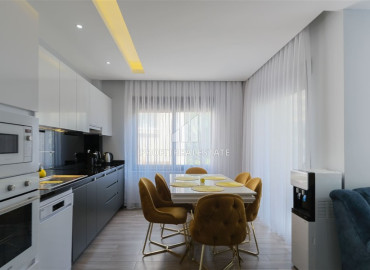 Меблированная квартира с двумя спальнями, 100м², в комплексе с бассейном в Махмутларе, Алания, в 200м от моря ID-19623 фото-4