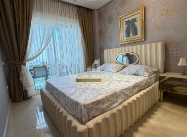 Элитная двухкомнатная квартира, 70м², в комплексе с отельной инфраструктурой, в 400 метрах от моря в Махмутларе, Алания ID-19625 фото-14