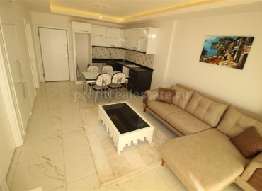 Квартира с мебелью в комплексе с крытым бассейном на 10 этаже в районе Махмутлар., Алания, 60 кв.м. ID-2275 фото-8