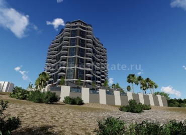 Апартаменты с видом на море в комплексе класса люкс на стадии строительства в Махмутларе ID-2370 фото-7
