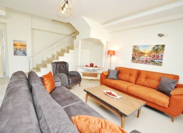 Трехкомнатный меблированный дублекс с видом на море в Махмутларе по невероятной цене! Всего 330 евро за квадратный метр! ID-2449 фото-1