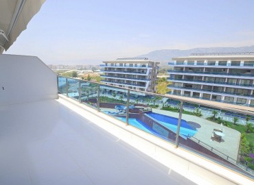 Двухуровневая квартира планировки 2+1 с видом на море в элитном районом Каргыджак ID-2876 фото-16
