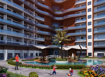 A complex which is under construction in Istanbul with installment payment ID-0087 фото-8