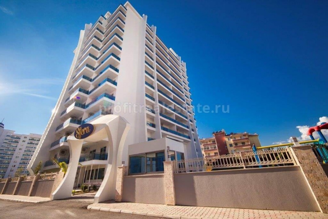 Апартаменты в Махмутларе, элитный комплекс с охраной, от собственника, мебель + техника, рядом море, 65 кв.м. ID-2954 фото-1
