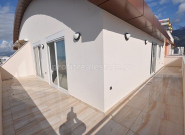 Шикарная квартира-дуплекс в Махмутларе, есть сауна, прямой вид на море, современный жилой комплекс, 185 м2 ID-3003 фото-11