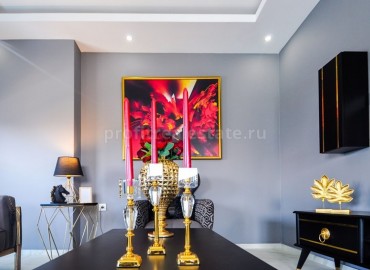 Стильная квартира-дуплекс в Махмутларе, полный пакет мебели и техники, 220 м2 ID-3044 фото-4