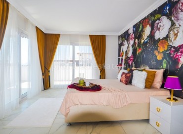 Стильная квартира-дуплекс в Махмутларе, полный пакет мебели и техники, 220 м2 ID-3044 фото-20