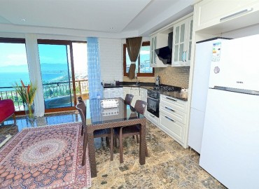 Красивая меблированная трехкомнатная квартира с видом на море  и на горы в Каргыджаке, 110м2 ID-3175 фото-2