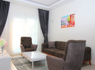 Двухкомнатная квартира в новом комплекса в Махмутларе, полный пакет мебели и бытовой техники, 65 кв.м ID-3220 фото-2