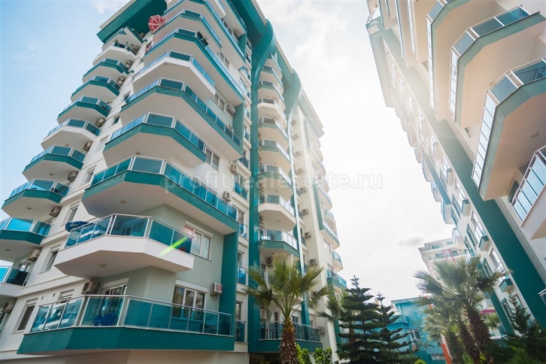 Апартаменты планировки 1+1 с видом на море, 65 кв.м  в Махмутларе, Алания ID-3236 фото-1