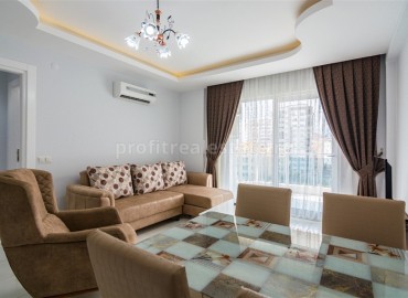 Меблированная двухкомнатная квартира в закрытом комплексе, 50м.кв. в Махмутларе ID-3241 фото-3