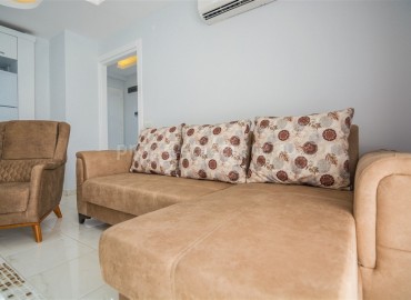 Меблированная двухкомнатная квартира в закрытом комплексе, 50м.кв. в Махмутларе ID-3241 фото-7