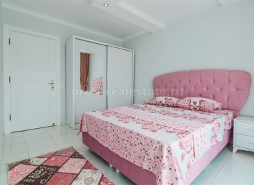 Меблированная двухкомнатная квартира в закрытом комплексе, 50м.кв. в Махмутларе ID-3241 фото-9