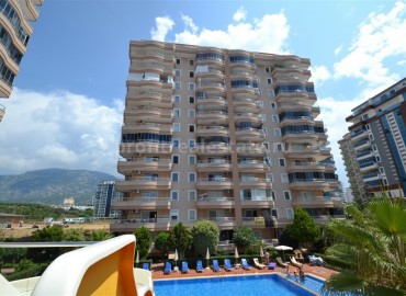 Трехкомнатная квартира в Махмутларе с большим балконом и прямым видом на море, 110 м2 ID-3335 фото-1
