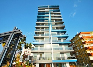 Стильная двухкомнатная квартира-дуплекс в современном жилом комплексе в Махмутларе, первая береговая линия, 60 м2 ID-3348 фото-1