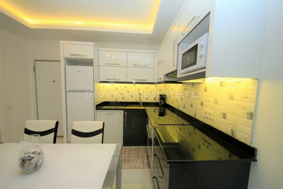 Меблированная двухкомнатная квартира в Махмутларе, 70м2 в комплексе класса люкс ID-3354 фото-2
