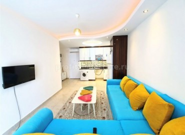 Уютная двухкомнатная квартира в Махмутларе с мебелью и техникой, шаговая доступность к морю, современный жилой комплекс, 60 м2 ID-3408 фото-2