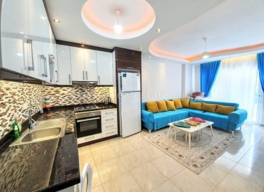 Уютная двухкомнатная квартира в Махмутларе с мебелью и техникой, шаговая доступность к морю, современный жилой комплекс, 60 м2 ID-3408 фото-3