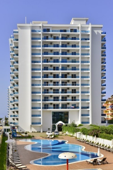 Двухкомнатная квартира в Махмутларе, в элитном комплексе в 200 м от моря ID-3487 фото-2