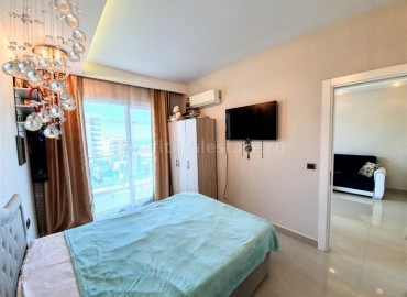 Двухкомнатная квартира в Махмутларе, в элитном комплексе в 200 м от моря ID-3487 фото-8