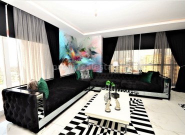 Шикарные трехкомнатные апартаменты в Махмутларе, полный пакет мебели и техники, 126 кв.м. ID-3494 фото-1