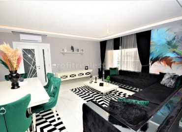 Шикарные трехкомнатные апартаменты в Махмутларе, полный пакет мебели и техники, 126 кв.м. ID-3494 фото-4