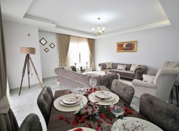 Трёхкомнатная квартира в Махмутларе, Аланья, с мебелью, 110 м2 ID-3522 фото-4