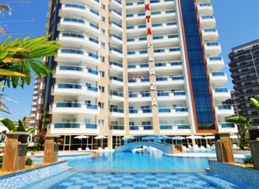 Продается квартира 1+1 64 м2 на 10 этаже с видом на море, комплекс с инфраструктурой, Махмутлар ID-3537 фото-14
