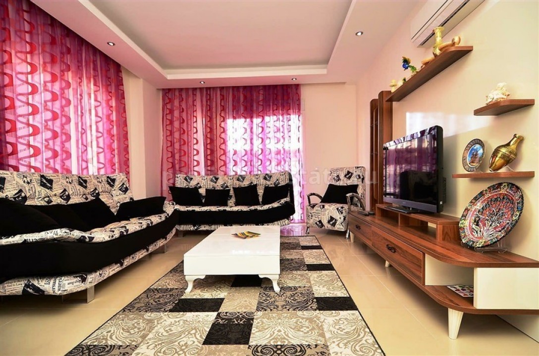 Элегантная двухкомнатная квартира в Джикжилли, Аланья ID-3553 фото-2
