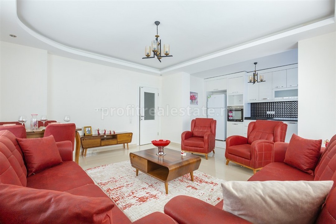 Стильная трехкомнатная квартира в курортном районе Махмутлар, высокий этаж ID-3564 фото-2