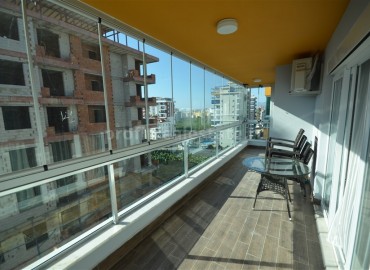 Стильная и новая трехкомнатная квартира на аренду с видом на море,110м2 в Махмутларе ID-3633 фото-19
