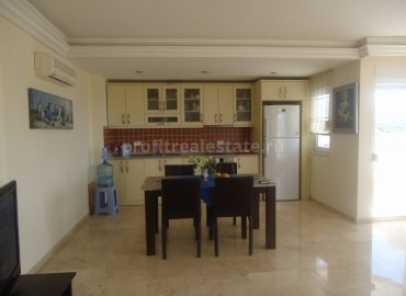 Furnished penthouse with sea and mountain view in Mahmutlar, Alanya, Turkey ID-0155 фото-7