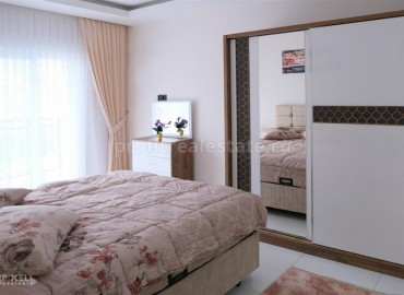 Трехкомнатная меблированная квартира в новом комплексе. Махмутлар, Алания ID-3742 фото-8