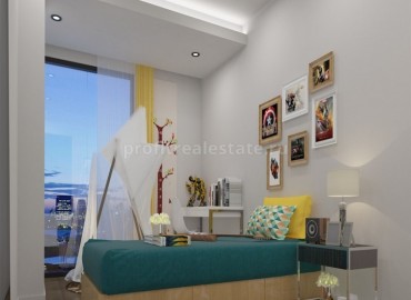 Двухкомнатная квартира на этапе строительства, в новом жилом комплексе Авсаллара, Аланья, 55 м2 ID-3765 фото-6