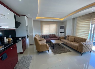 Двухкомнатная квартира в современной комплексе в Махмутларе, 8 этаж, полный пакет мебели ID-3772 фото-1