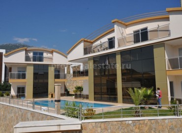 Villa with individual architectural design and sea view in Kargicak, Alanya, Turkey ID-0175 фото-1