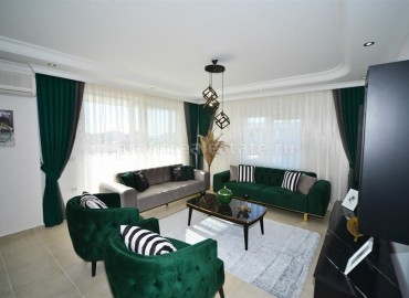 Трехкомнатная квартира в Махмутларе, красивая мебель, высокий этаж, отличная локация ID-3934 фото-2