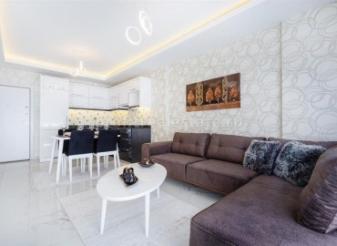 Двухкомнатные апартаменты в комплексе с отельной инфраструктурой, мебель + техника, Махмутлар ID-3989 фото-3