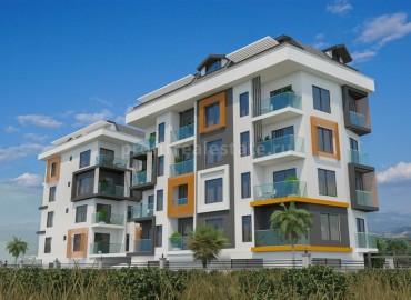 Квартиры в новом жилом комплексе в центре Алании, пляж Клеопатры ID-4055 фото-3