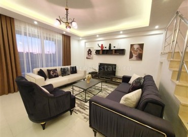 Прекрасная трехкомнатная квартира-дуплекс, в резиденции с богатой инфраструктурой, Махмутлар, Аланья, 130 м2 ID-4154 фото-3