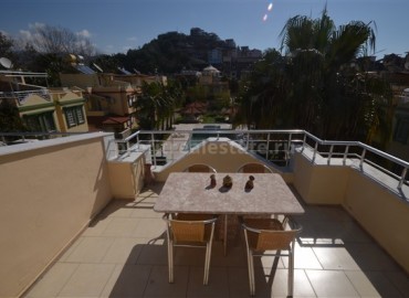 Вилла с большой террасой в курортном районе Конаклы, в аренду, 500 метров от Средиземного моря ID-4168 фото-12