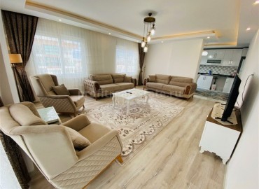 Отличная трехкомнатная квартира, с мебелью и техникой, в Махмутларе, Аланья, 110 м2 ID-4183 фото-1