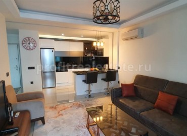 Уютная двухкомнатная квартира, с шикарными видовыми характеристиками, в элитном жилом комплексе Каргыджака, Аланья, 67 м2 ID-4256 фото-4