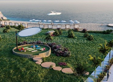 Элитные апартаменты, в новом жилом комплексе, всего в 50 метрах от пляжа, Эсентепе, Кипр ID-4289 фото-3