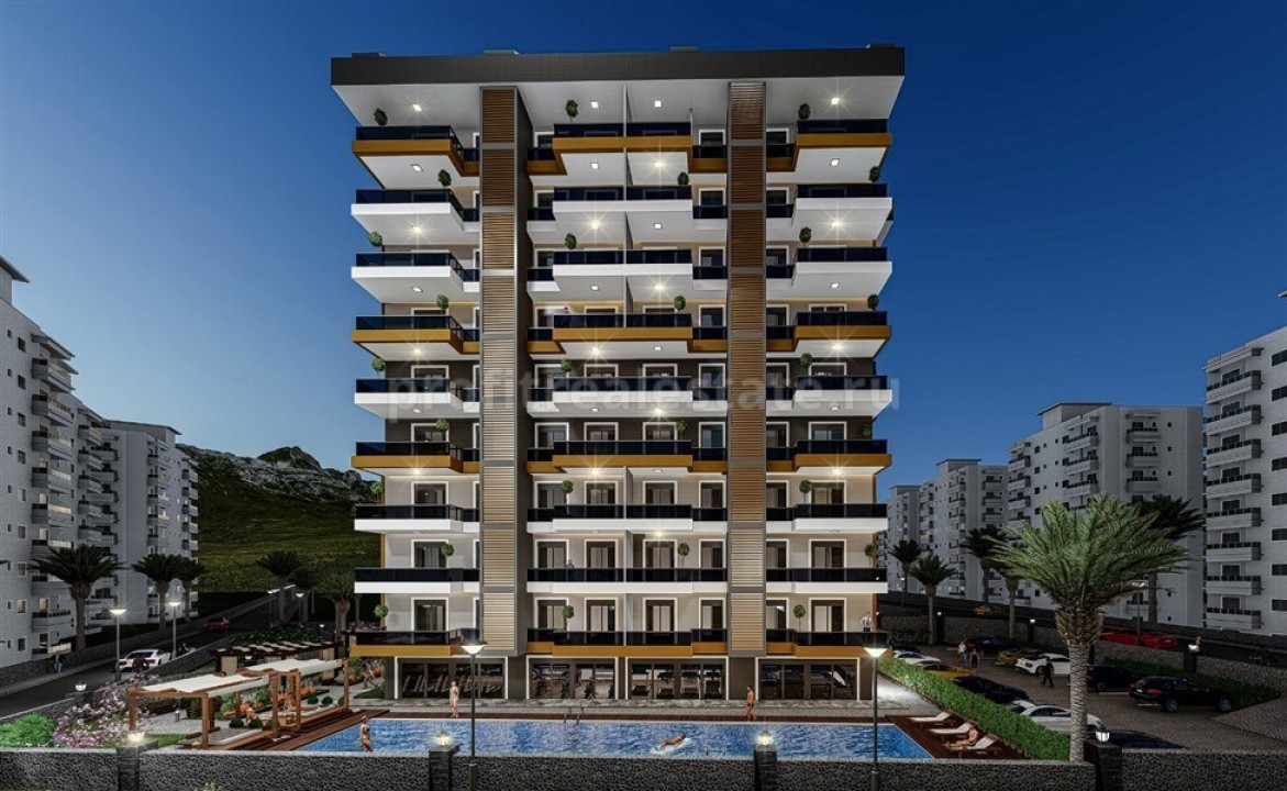 Apartments from the developer at low prices in a complex in Mahmutlar, Alanya ID-4318 фото-1