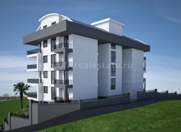 Квартиры на этапе строительства, в новом жилом комплексе Каргыджака, Аланья, 51-140 м2 ID-4328 фото-4}}